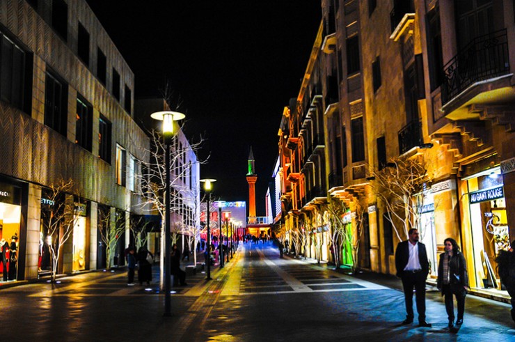 Downtown Beirut Street